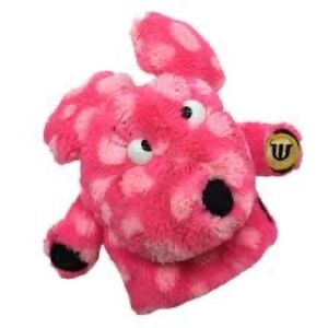 PARAGON Pink Plush Dog Golf Head Cover Puppet